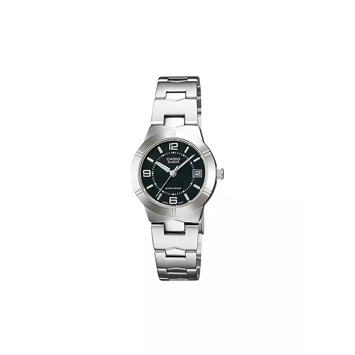 Casio Women’s Black Dial Stainless Steel Bracelet Analog Watch - LTP-1241D-1A