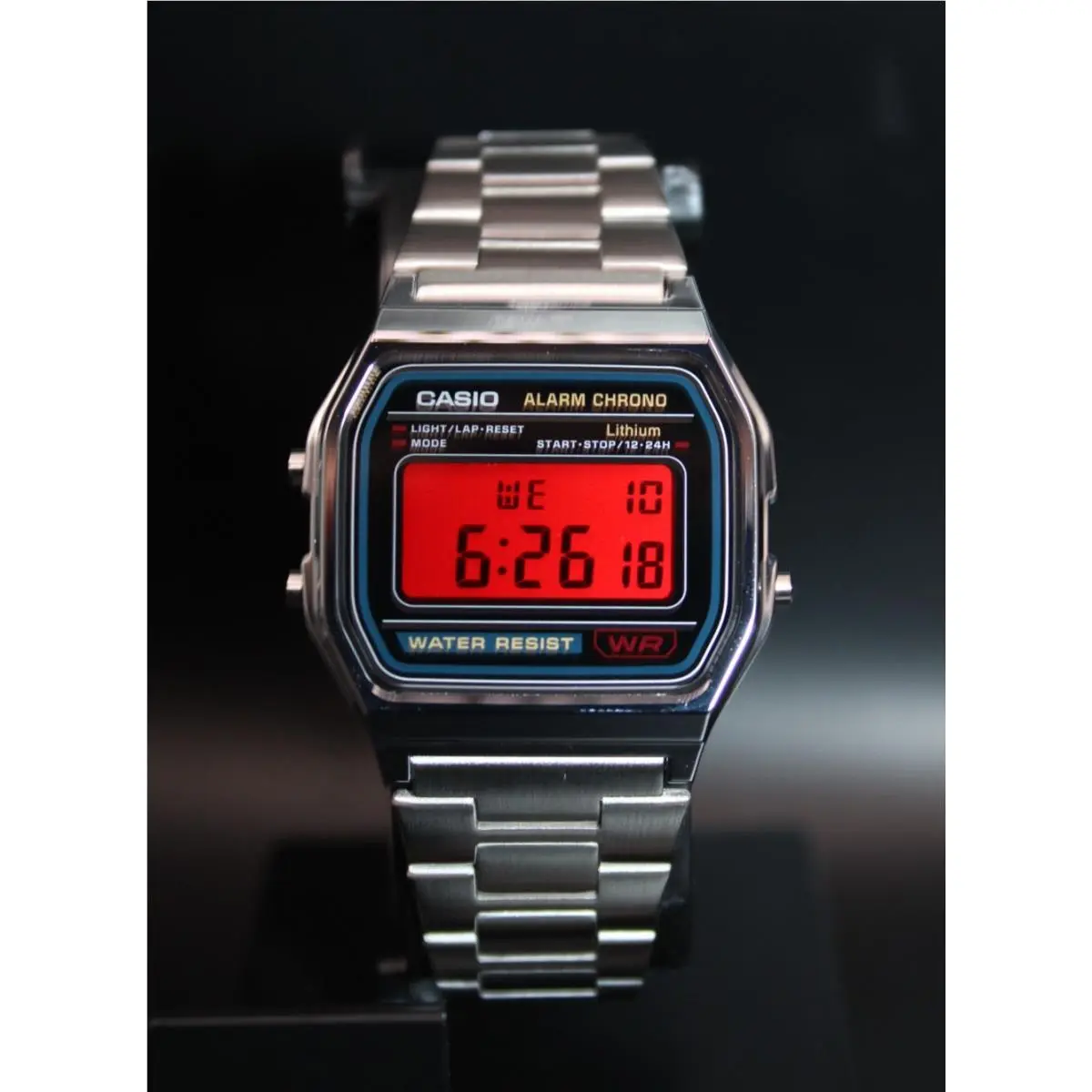 Custom Casio A158W - Red Dial