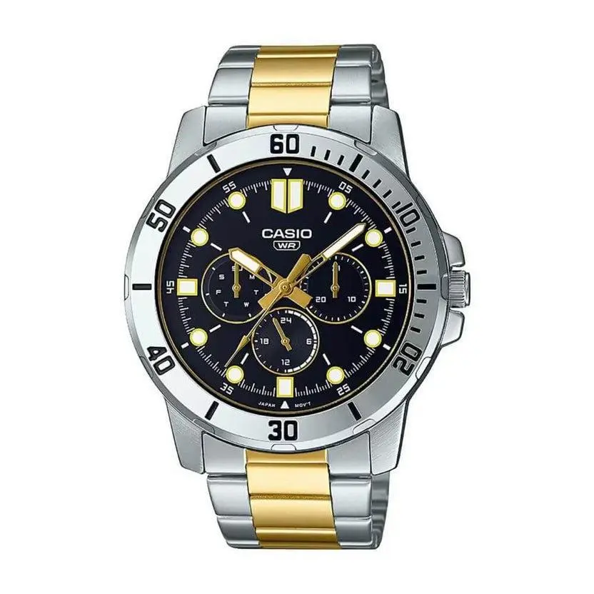 Casio MTP-VD300SG-1EUDF Men MTP-VD300SG-1EUD Watch Wristwatch Timepiece