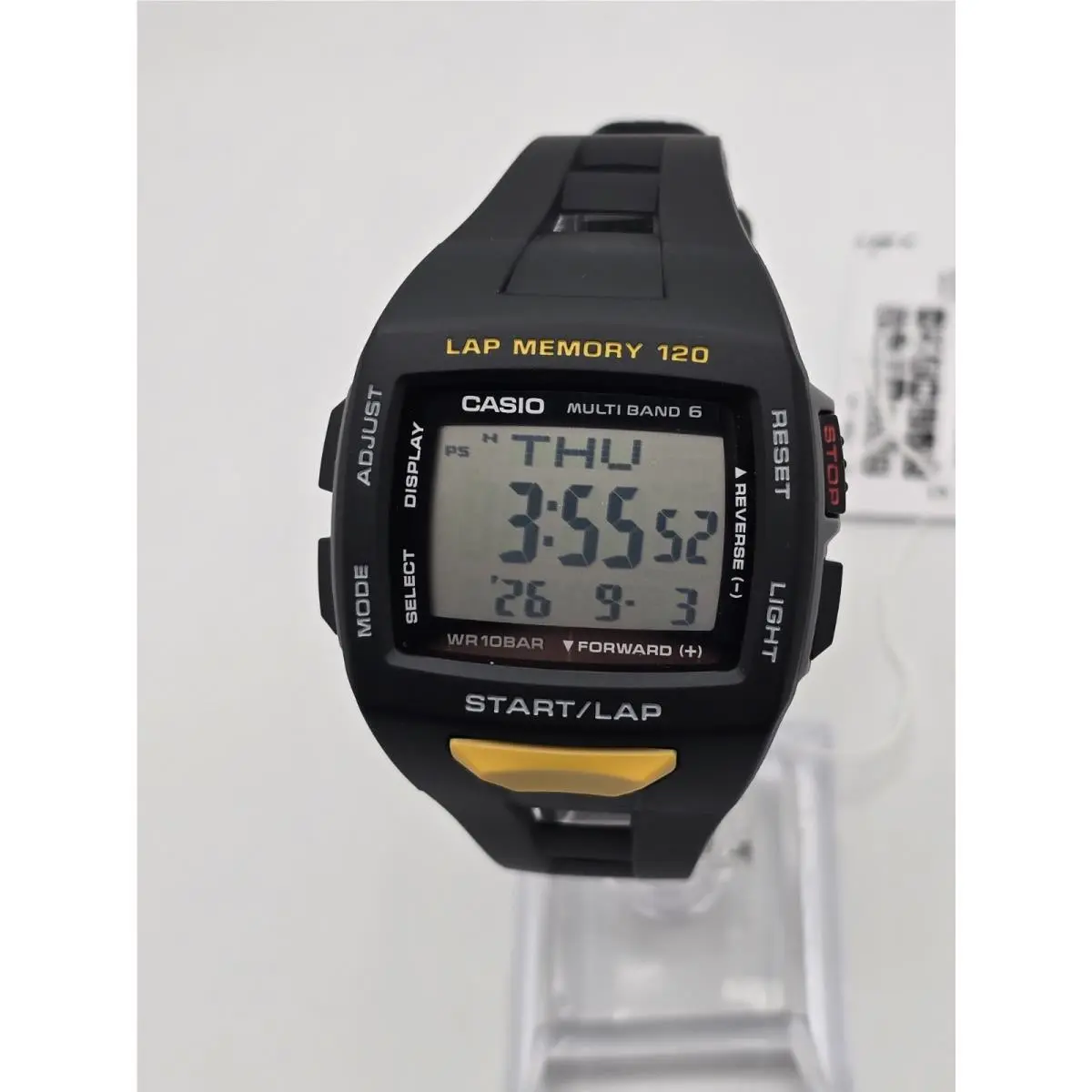 Casio STW-1000-1JH Tough Solar Atomic Running Watch 45mm Jdm