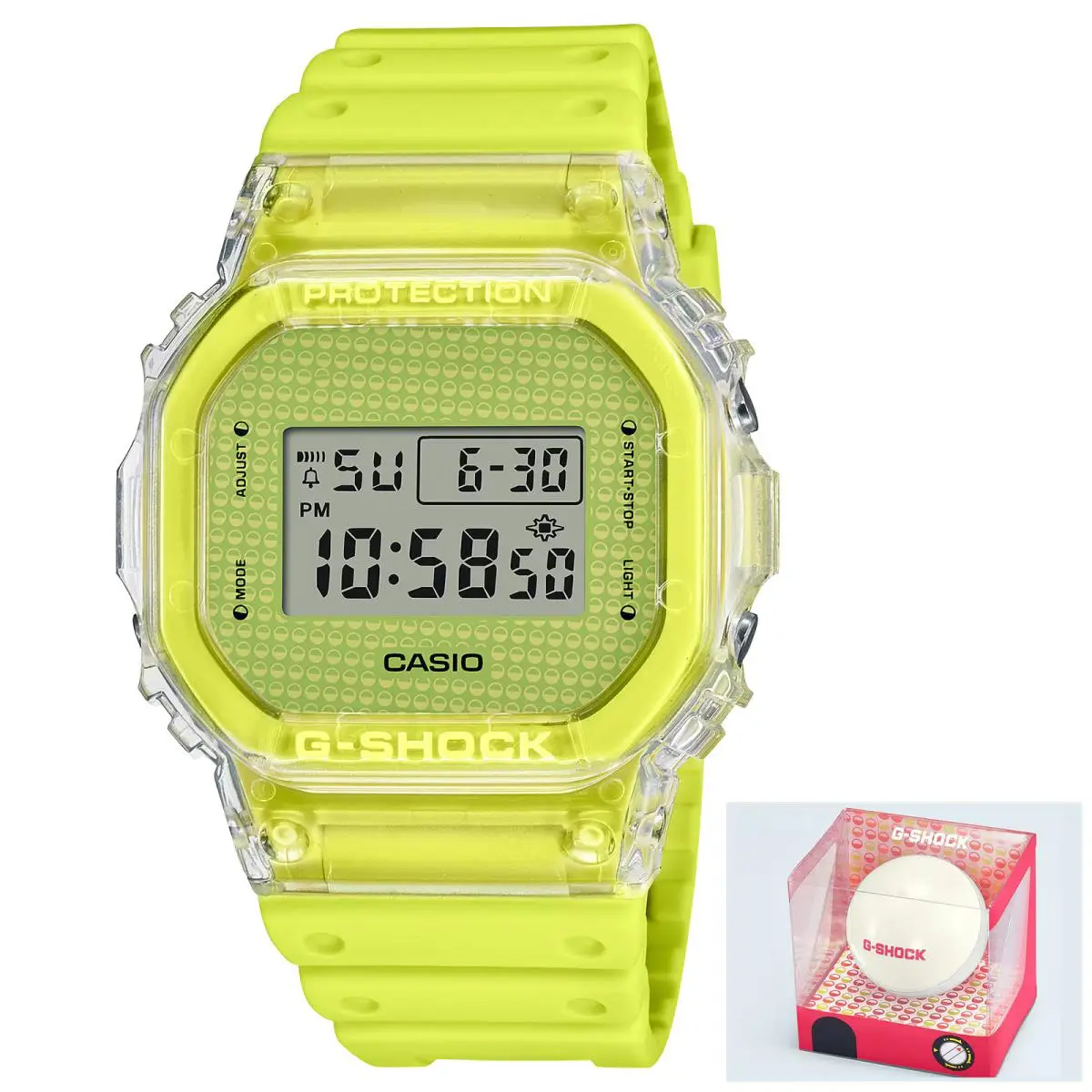 Casio G-shock DW-5600GL-9 Yellow Lucky Drop Digital Watch