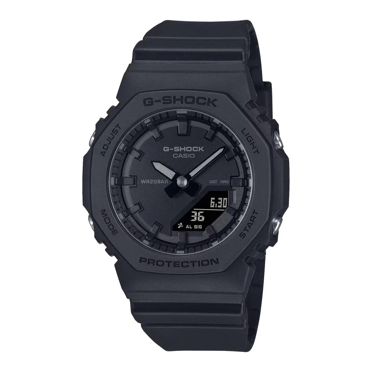 Casio G-shock GMA-P2100BB-1A All Black Women`s Watch