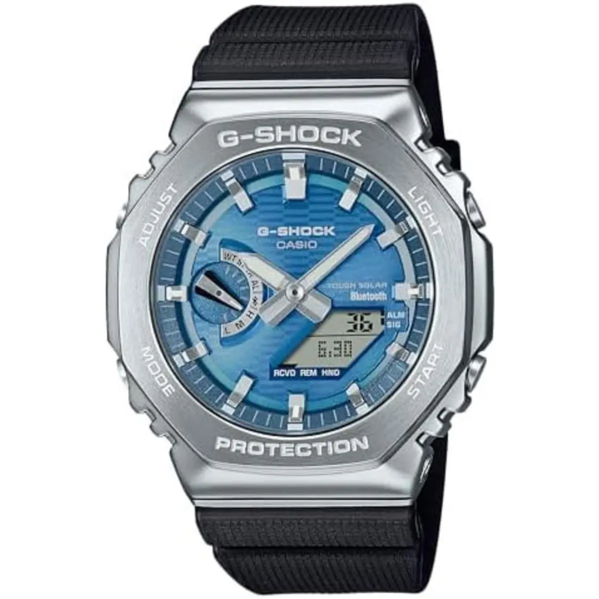 Casio G-shock G-steel Octagonal Blue Dial Watch GBM2100A-2B