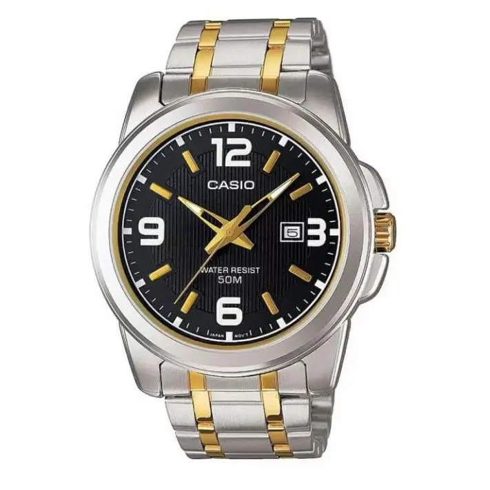 Casio MTP-1314SG-1AVDF Two Tone Watch Wristwatch Timepiece Everyday Wear