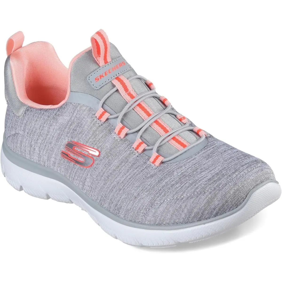 Skechers shoes - Grey/Coral=gycl (UPC: 0197627471426) 0