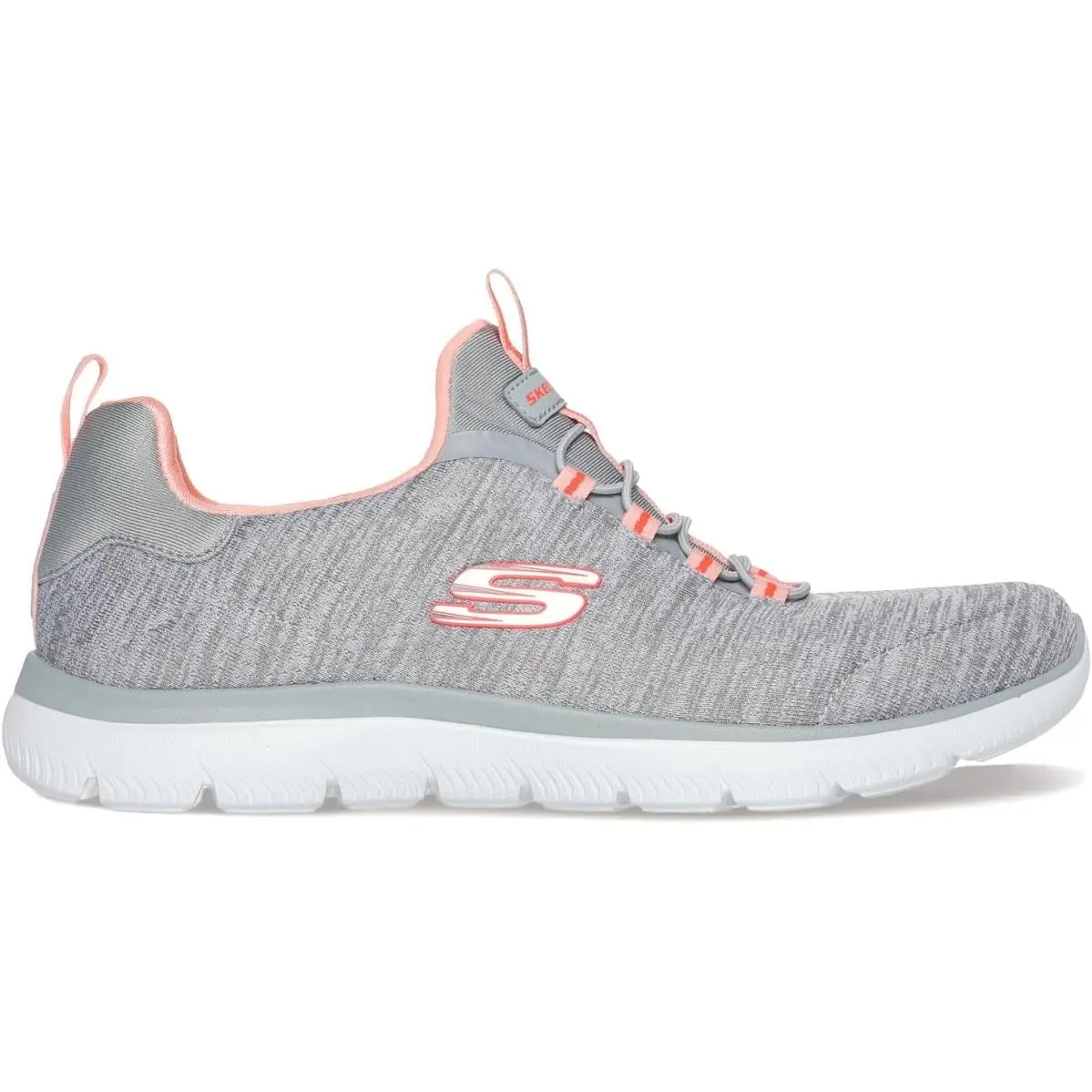 Skechers shoes - Grey/Coral=gycl (UPC: 0197627471426) 1