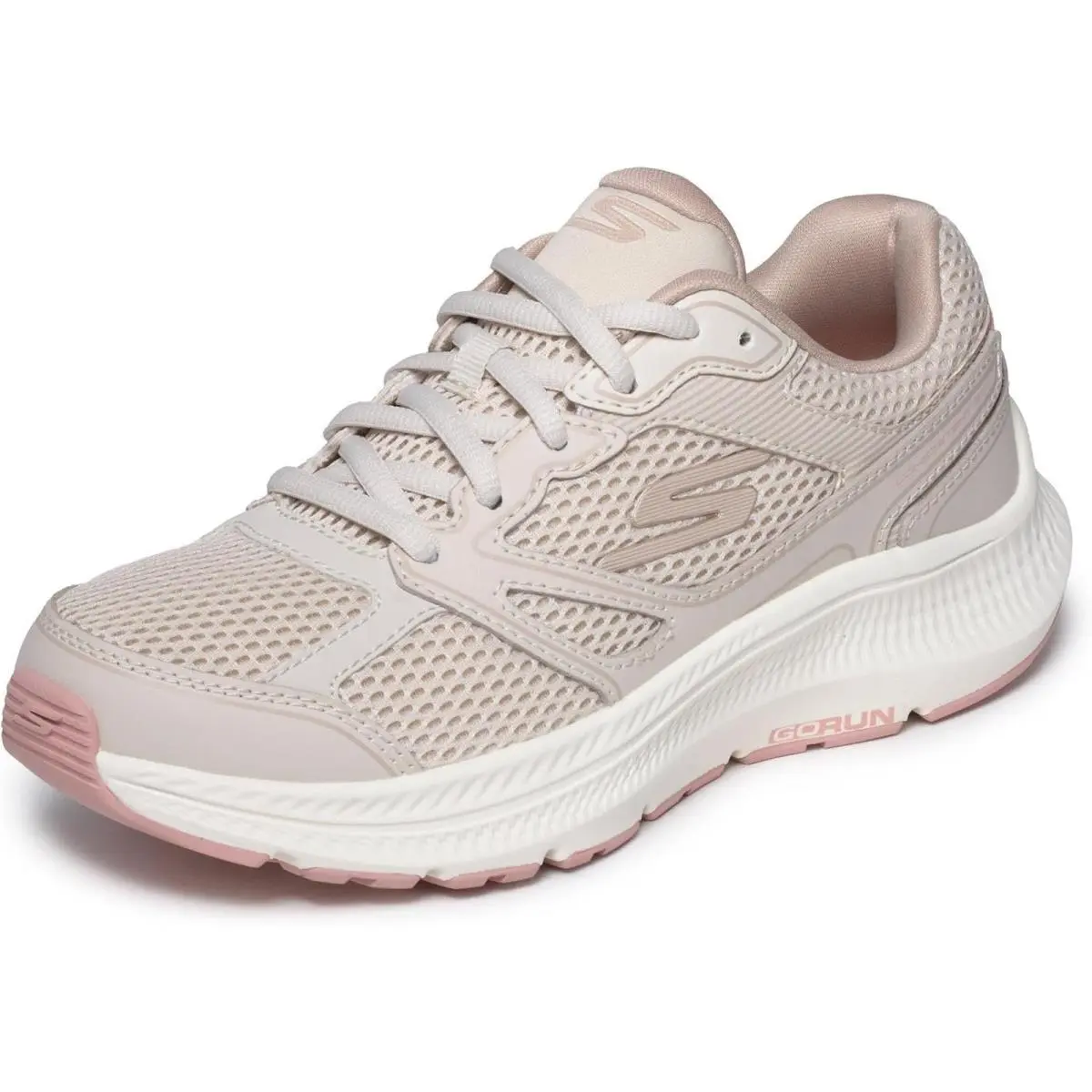 Skechers Women`s Go Run Consistent Mapleton Sneaker Natural 8.5 - Natural - 8