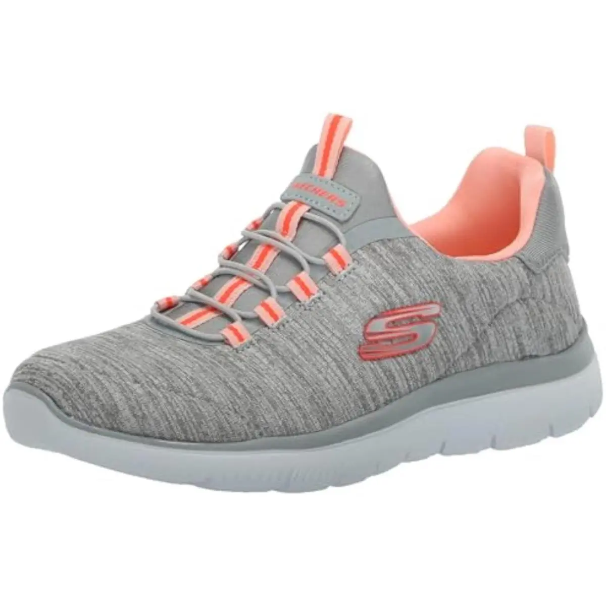 Skechers shoes - Grey/Coral=gycl (UPC: 0197627471433) 0