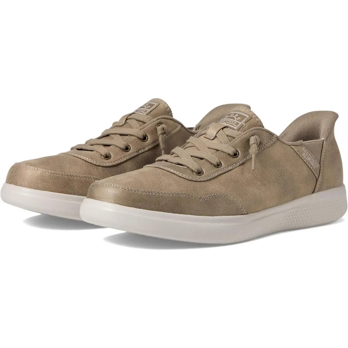 Womens Skechers Slip-ins 174 B Cute Fashion Sneakers - Taupe - 10 US