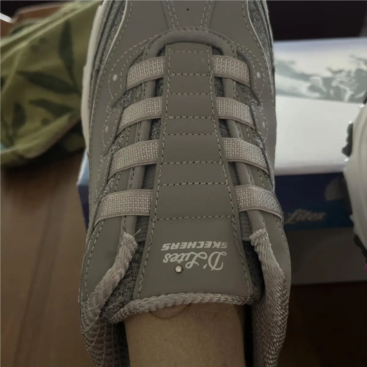 Skechers shoes - SKECHERS D`Lites Resilient - Resilient - 11940/GYW - Gray, White, Black 11