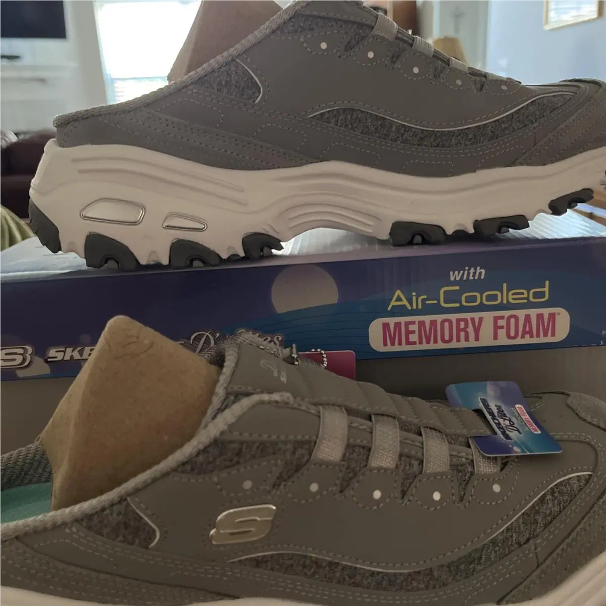 Skechers shoes - SKECHERS D`Lites Resilient - Resilient - 11940/GYW - Gray, White, Black 16