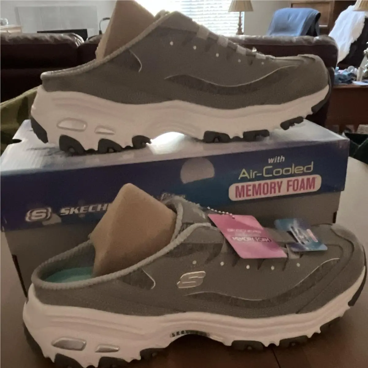 Skechers shoes - SKECHERS D`Lites Resilient - Resilient - 11940/GYW - Gray, White, Black 3