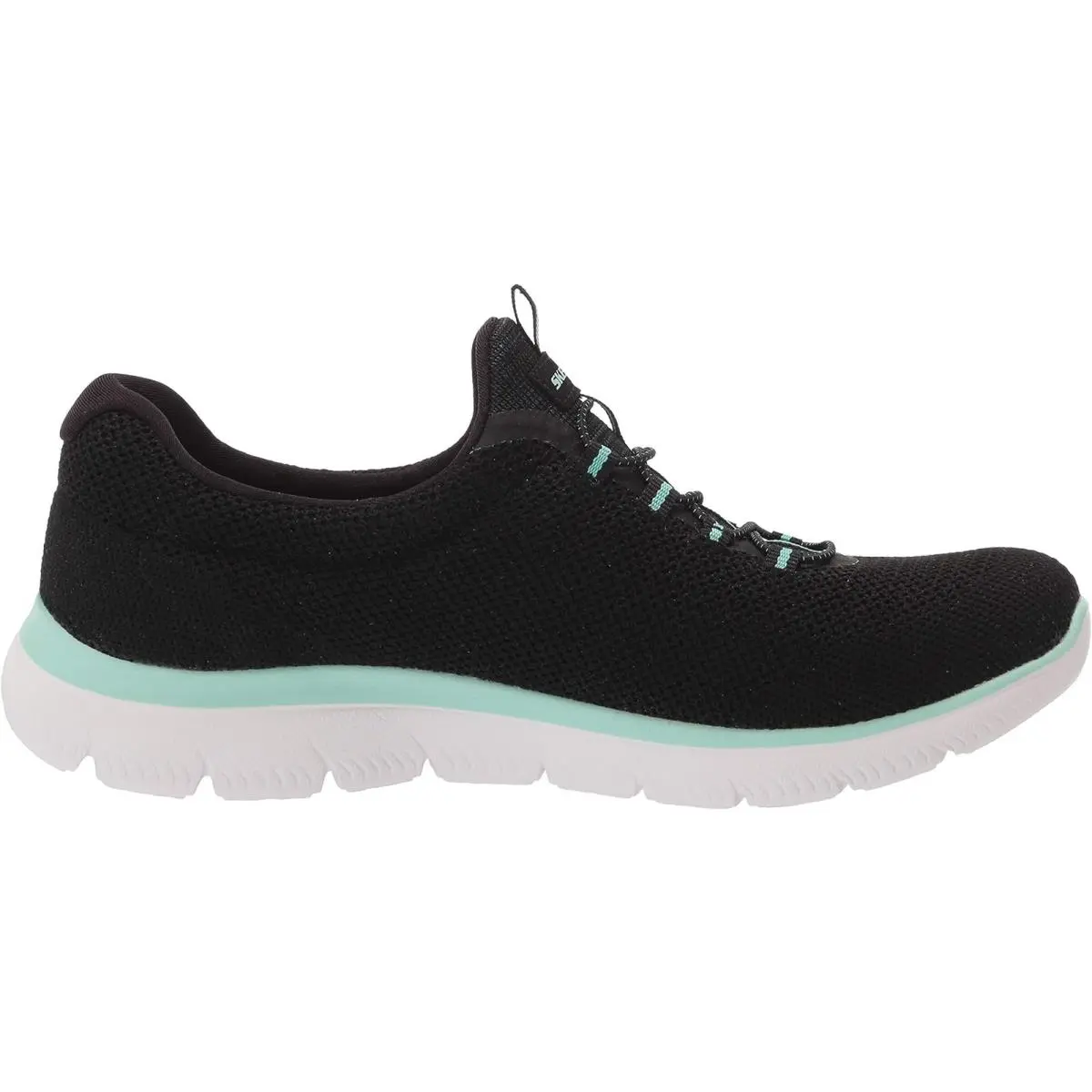 Skechers shoes - Black/Turquoise (UPC: 0194880169978) 4