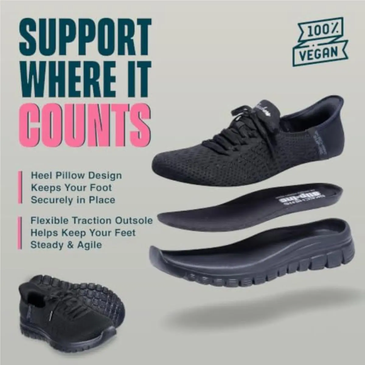 Skechers shoes - Black (UPC: 0197976773806) 6