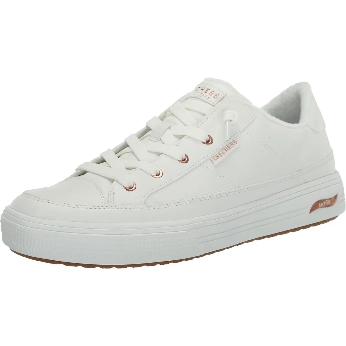 Skechers Women`s Arch Fit Arcade-on My Way Sneaker White 11 - White - 11