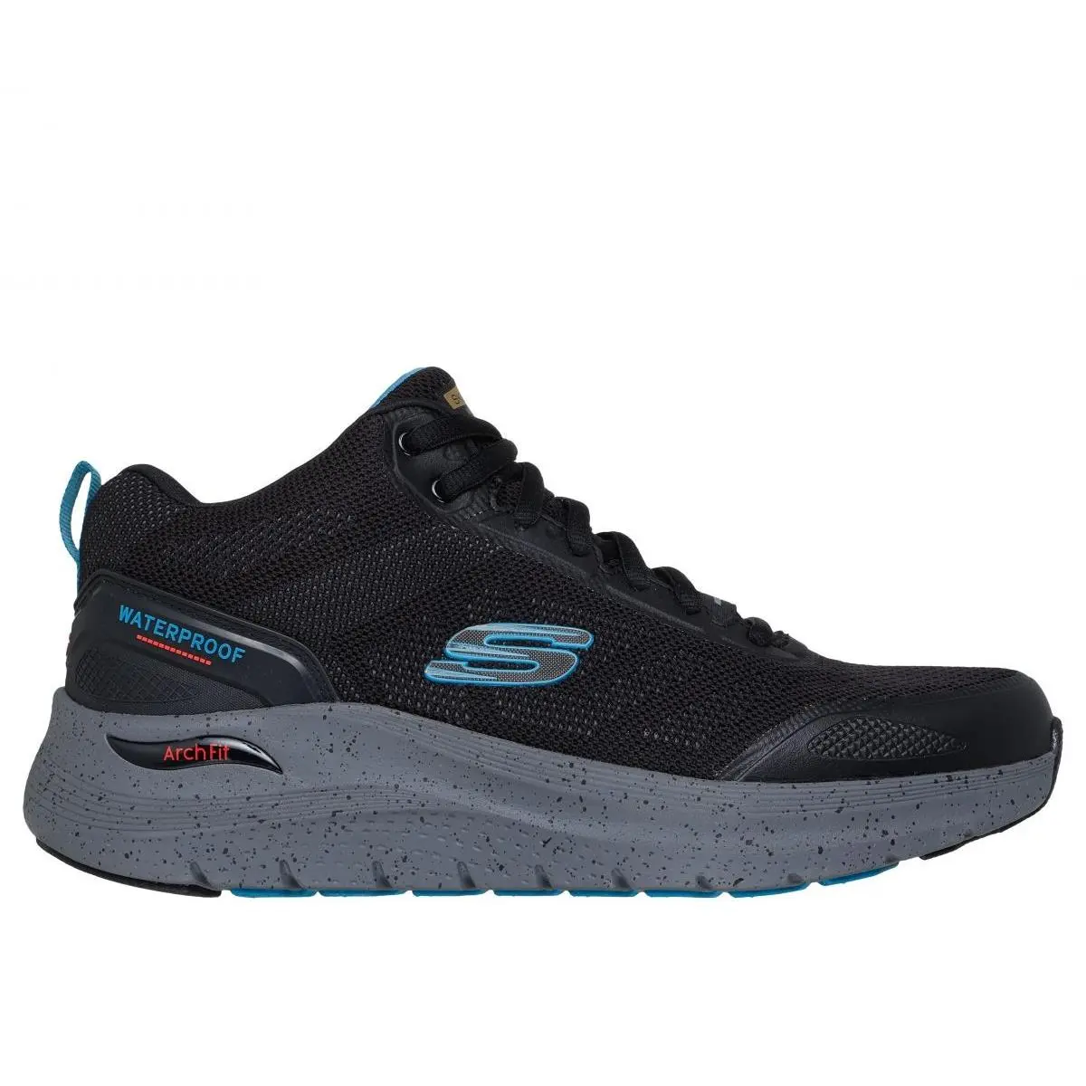 Skechers Men`s Arch Fit 2.0 Draske Sneaker Black/charcoal/blue - 232951-BCBL Bl