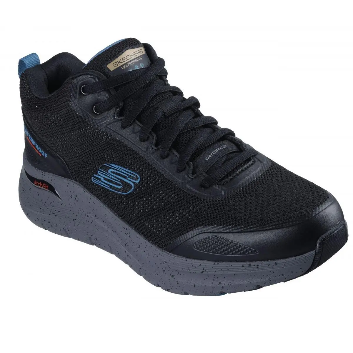 Skechers shoes - Black/Charcoal/Blue (UPC: 197976300521) 0