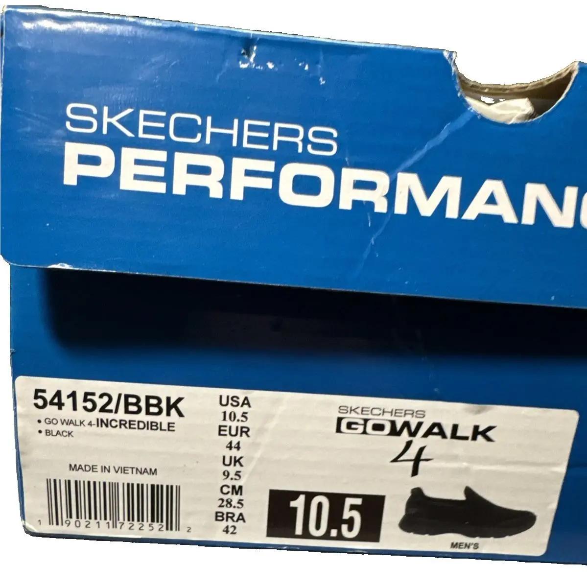 Skechers shoes - SKECHERS GO WALK 4 - WALK - 541552 - Black (UPC: 190211722454) 7