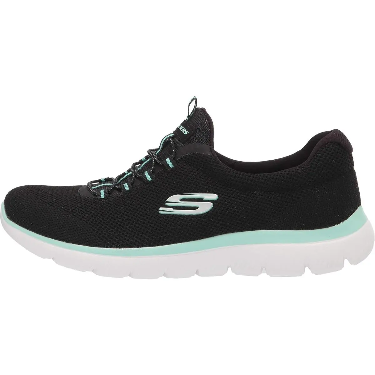 Skechers shoes - Black/Turquoise (UPC: 0194880169985) 6