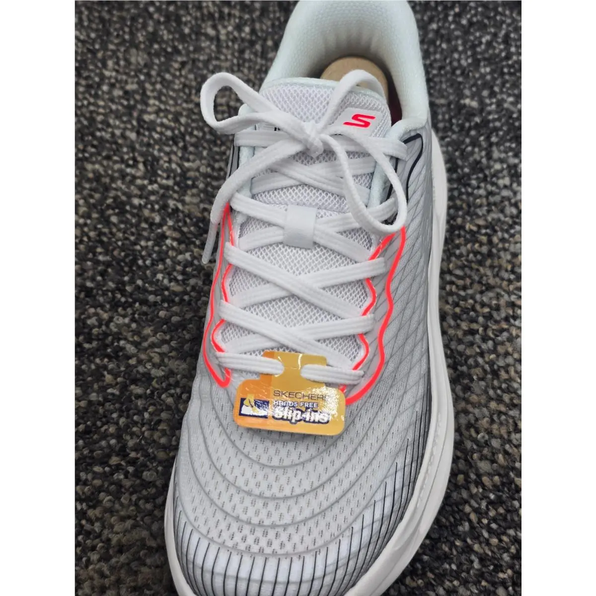 Skechers shoes - Skechers Max Cushioning Glide - Max Cushioning Glide - 129404 WMLT - White Multi (UPC: 198739622393) 1