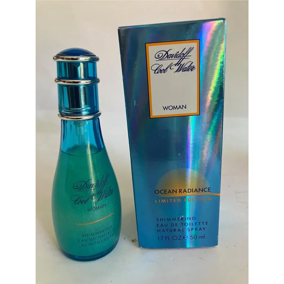Davidoff Cool Water Ocean Radiance 1.7oz Edt Spray For Women Rare