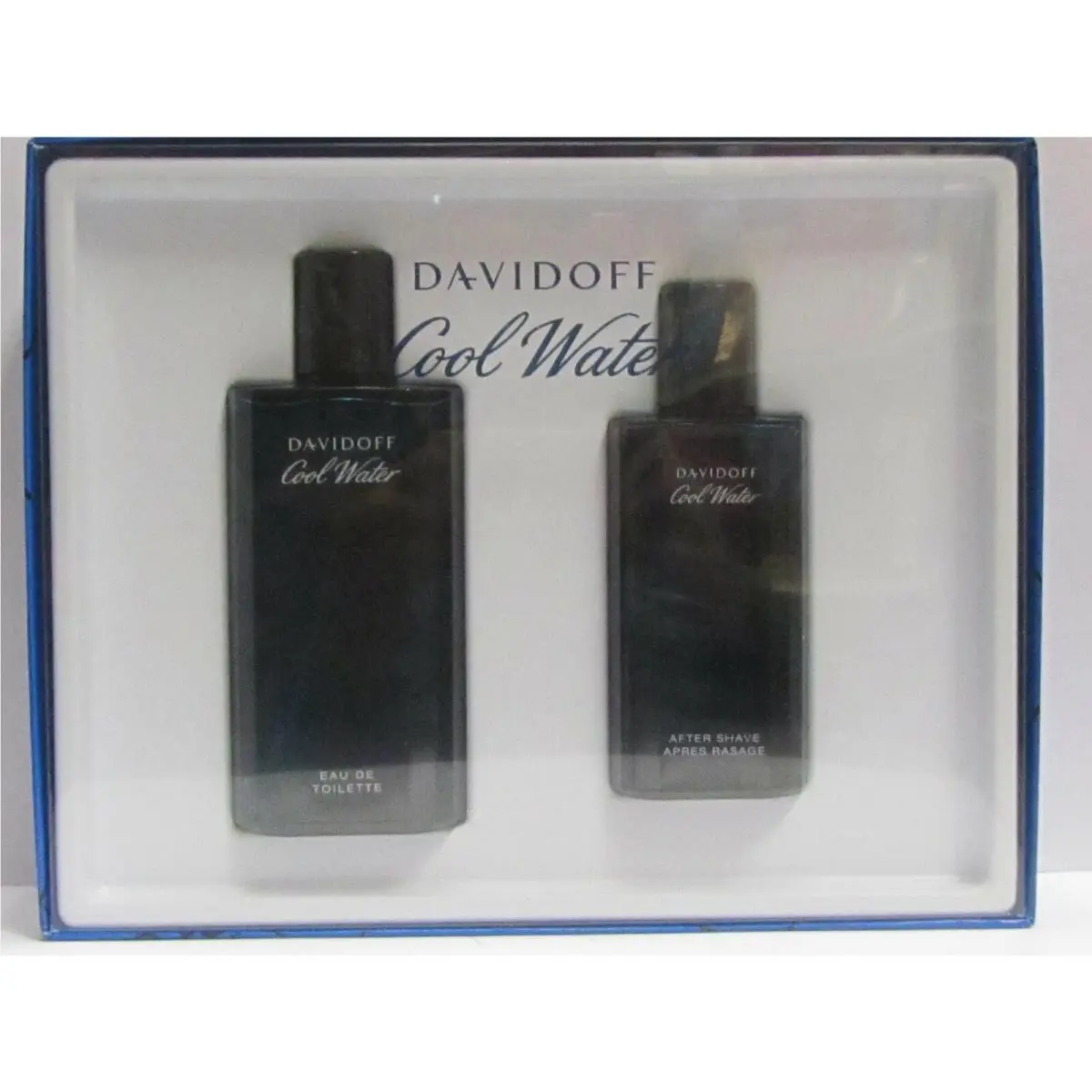 Cool Water by Davidoff Men 2 Pieces Set 4.2 oz Edt Spray + 2.5 After Shave Rare