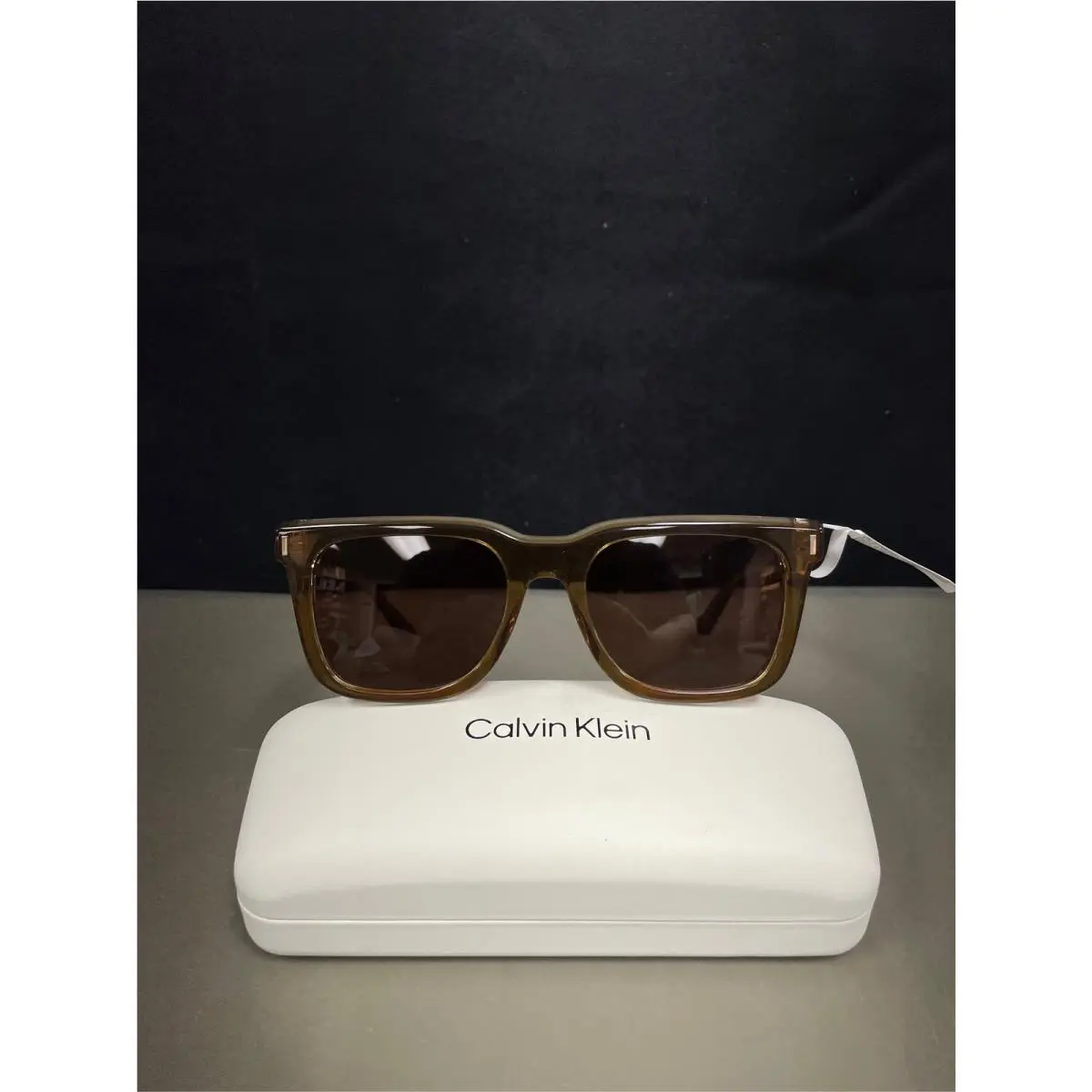 Mens Ck24536s Rectangular Sunglasses by Calvin Klein