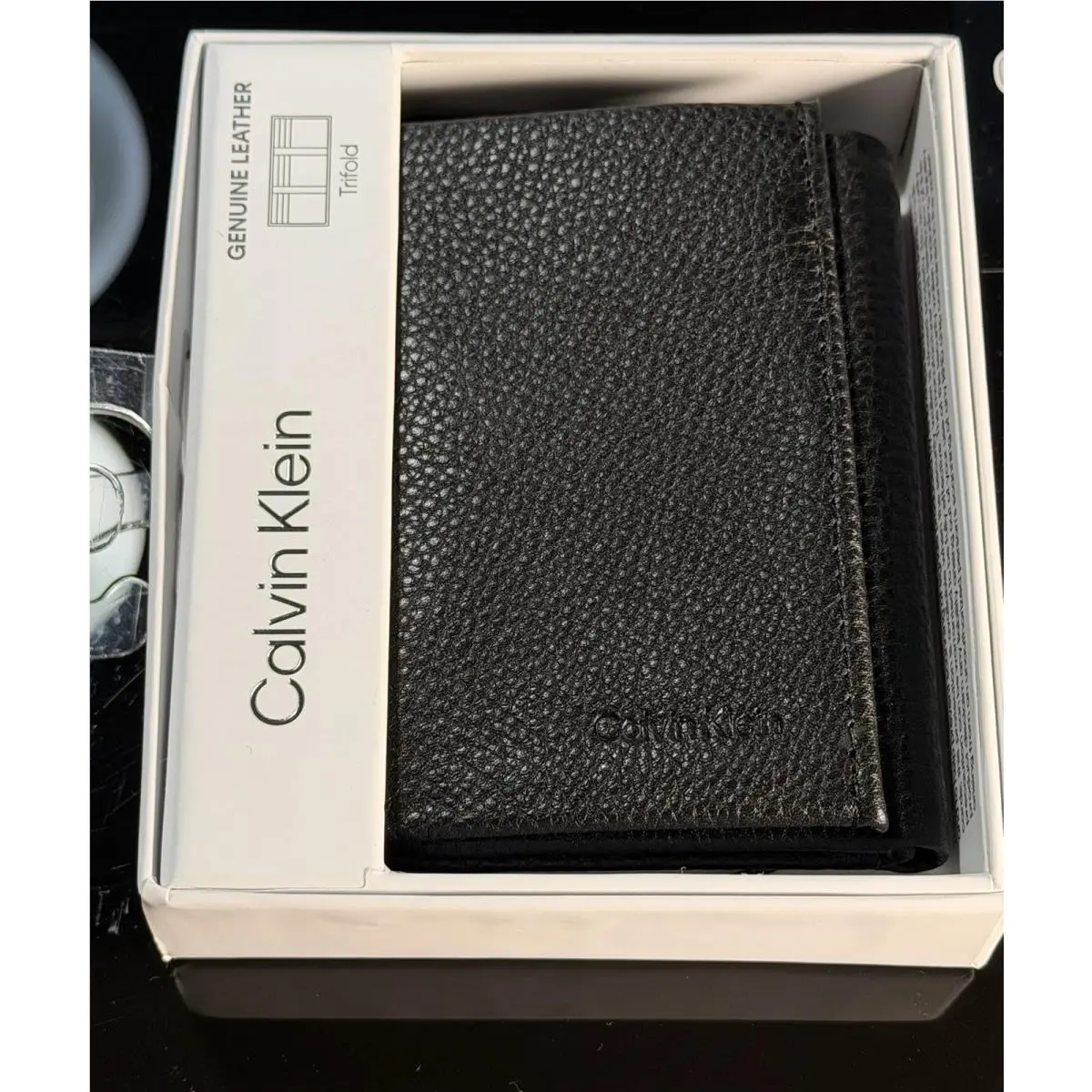 Calvin Klein Men`s Rfid Blocking Leather Bifold Wallet Black