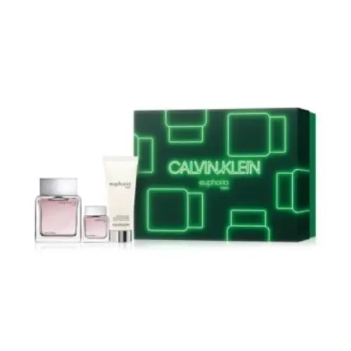 Calvin Klein Euphoria 3PCS Eau de Toilette Gift Set For Men