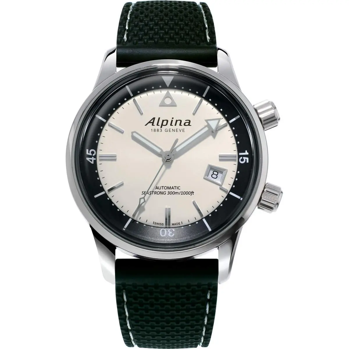Alpina Swiss Automatic Heritage Seastrong Diver Black Watch AL-525S4H6