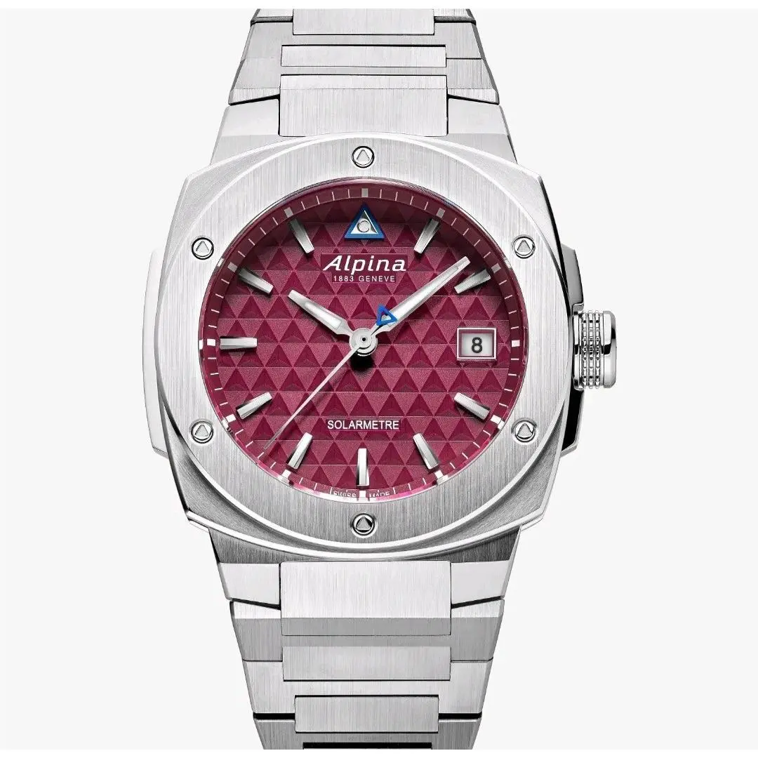 Alpina Alpiner Extreme Solarmetre AL-140BRG3AE6B Men`s 37.5mm Burgundy Watch