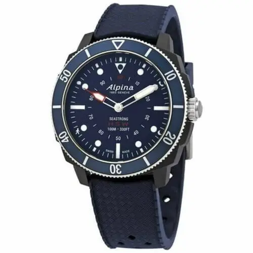 Alpina Seastrong Horological Quartz Blue Dial Men`s Smart Watch AL-282LNN4V6