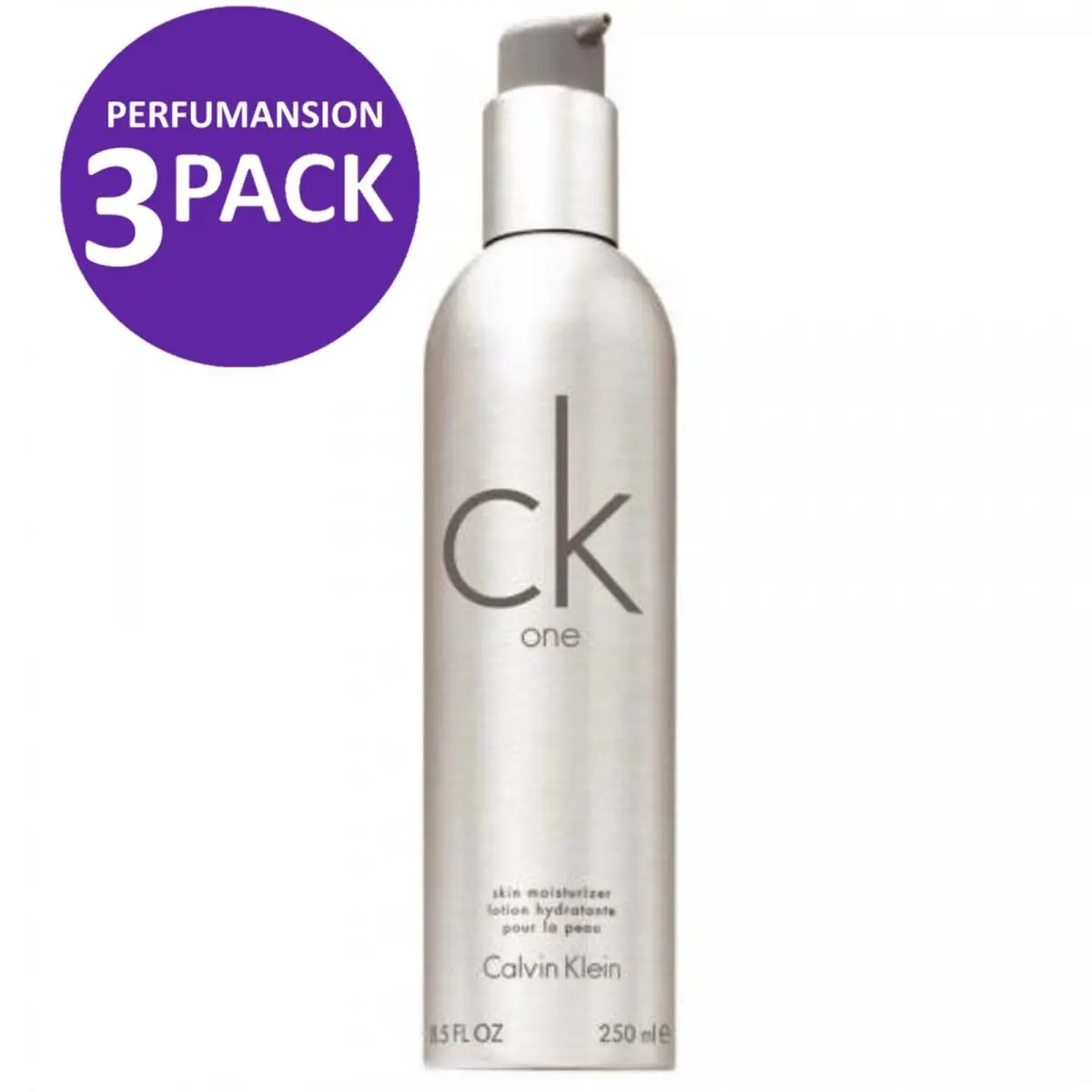 CK One Body Lotion Skin Moisturizer By  8.5oz / 251ml 3 Pack by Calvin Klein