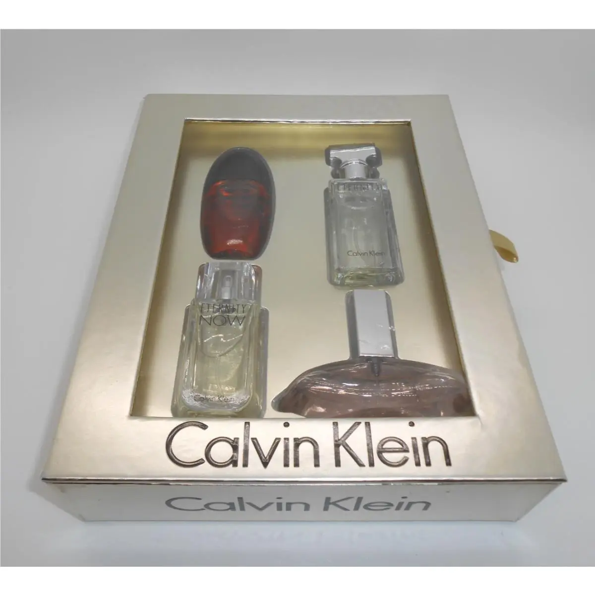 Calvin Klein Edp Women 4PC Gift Set Box Obsession Eternity Eternity Now Euphoria