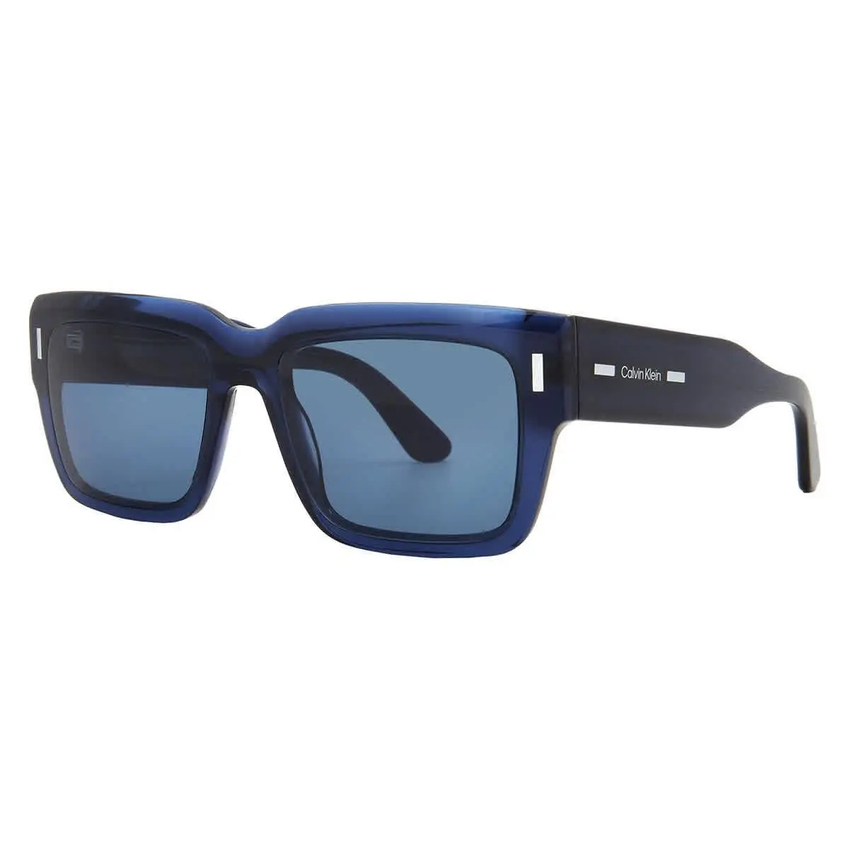 Calvin Klein Blue Square Men`s Sunglasses CK23538S 400 55 CK23538S 400 55