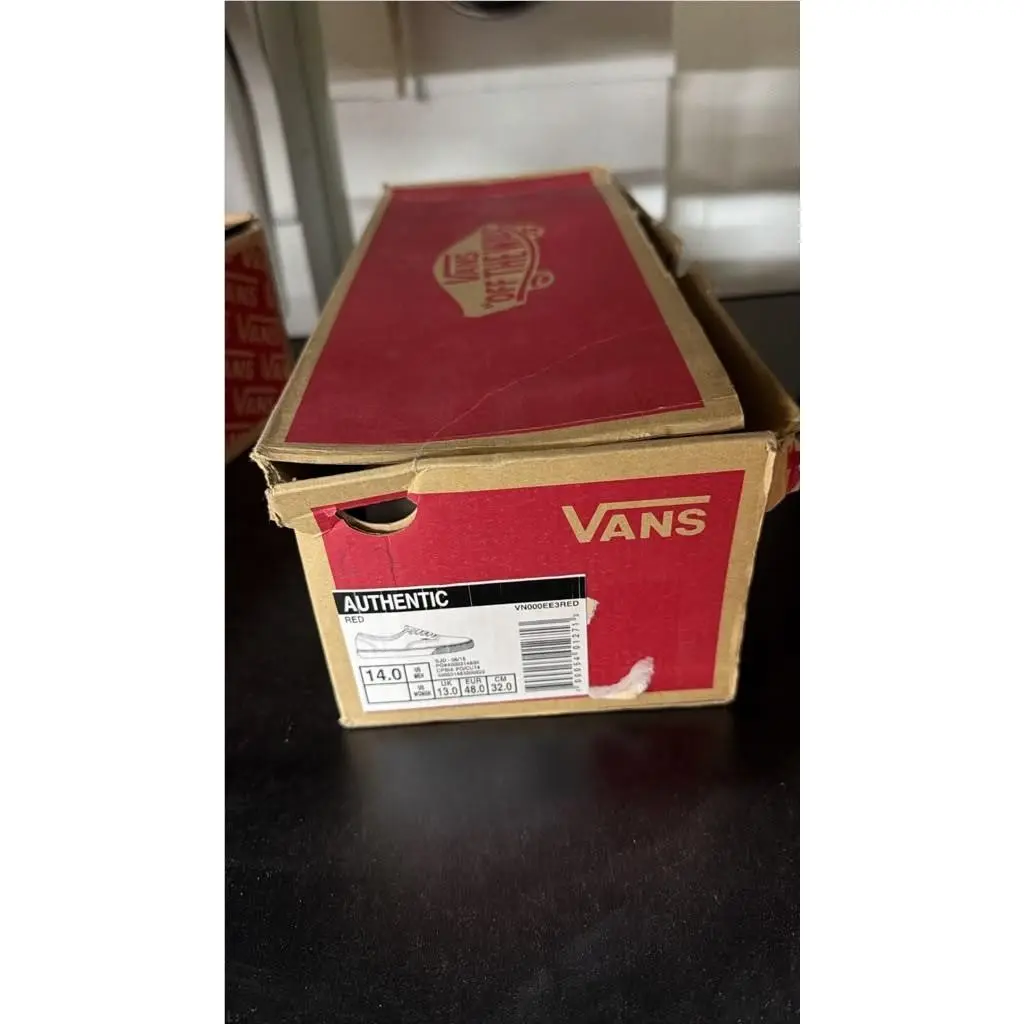Vans shoes - VANS Authentic - Authentic - Red 4