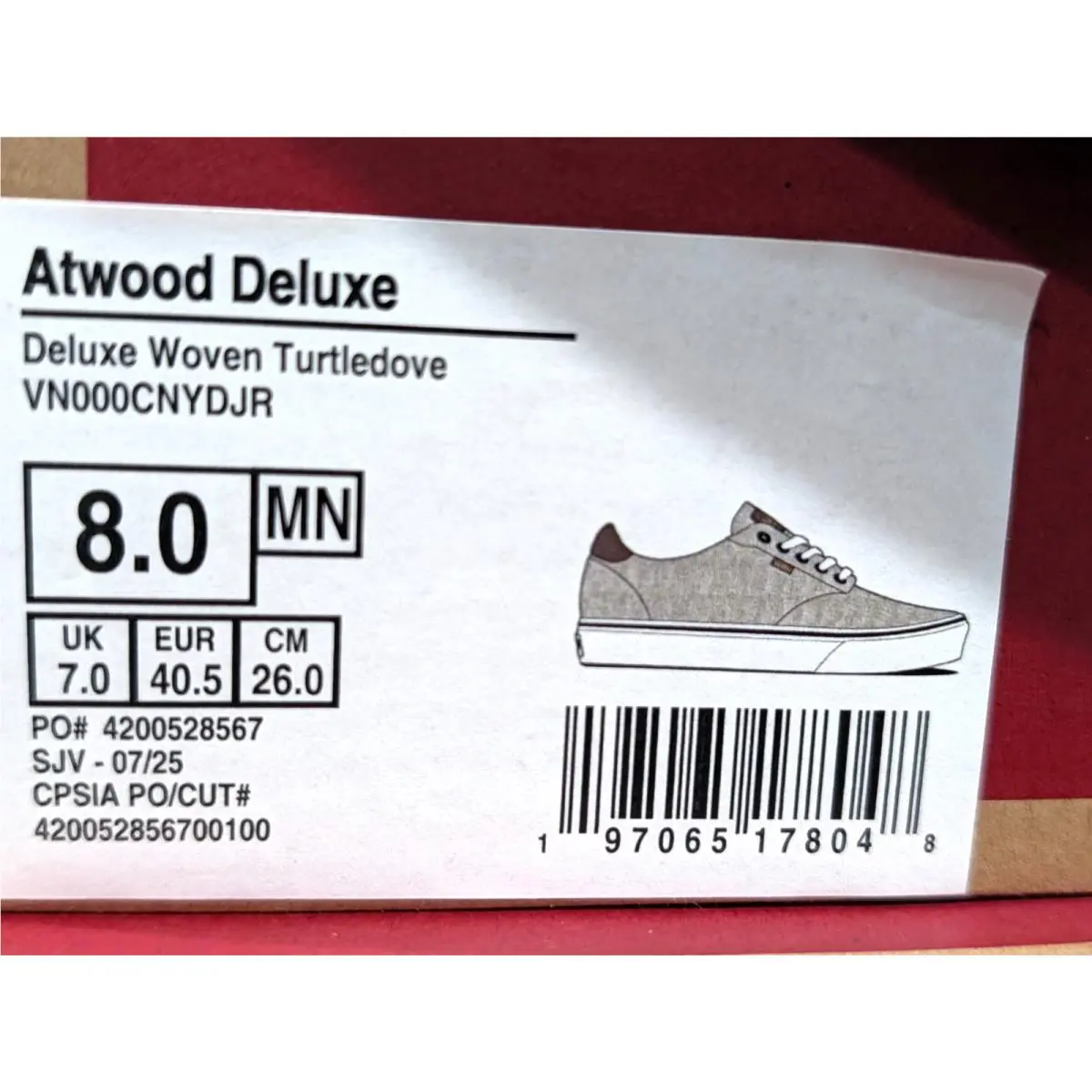 Vans shoes - VANS Atwood Deluxe - Atwood Deluxe - VN000CNYDJR - Off White 8