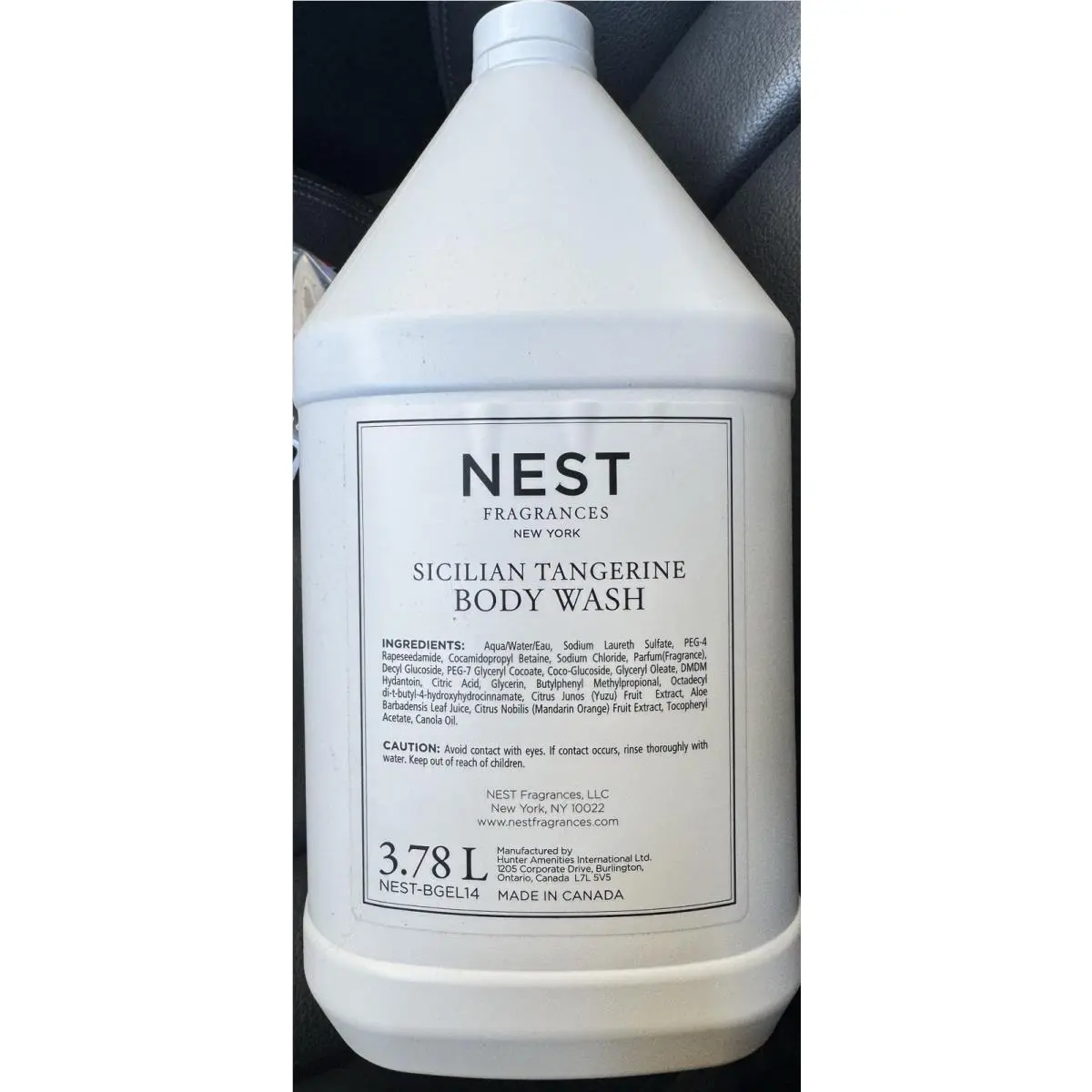 Nest Fragrances Sicilian Tangerine Body Wash Shower Gel 128oz 1 Gallon 3.78L