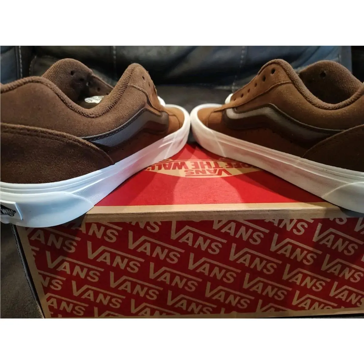 Vans shoes - VANS Knu-Skool - VN000D6CDFM - Brown (UPC: 197643203971) 2