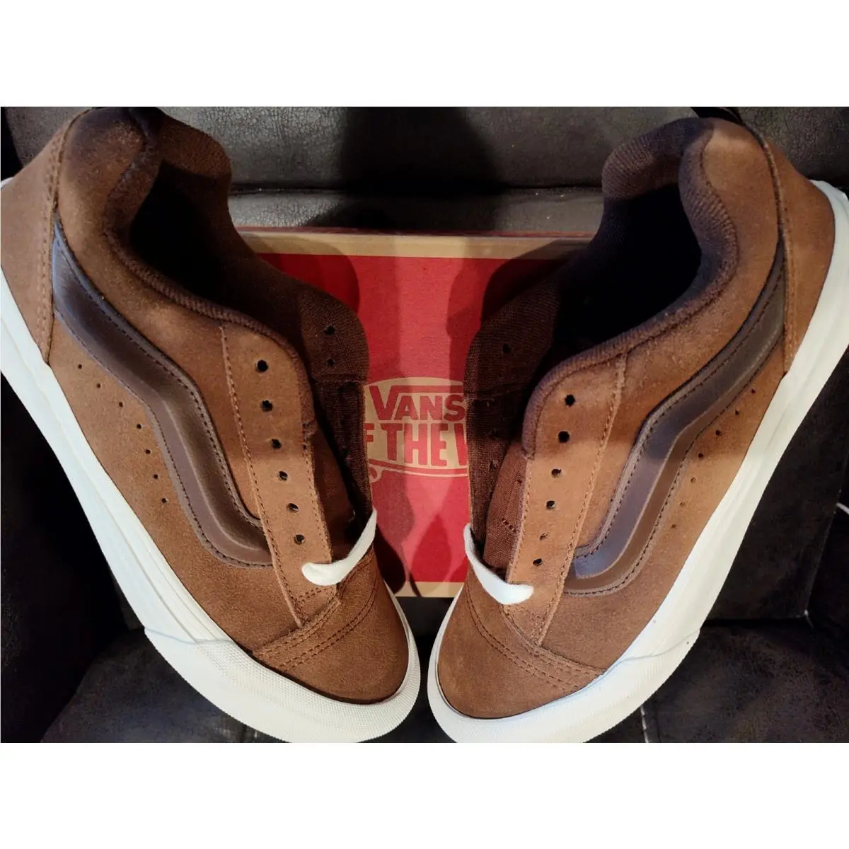 Vans shoes - VANS Knu-Skool - VN000D6CDFM - Brown (UPC: 197643203971) 3