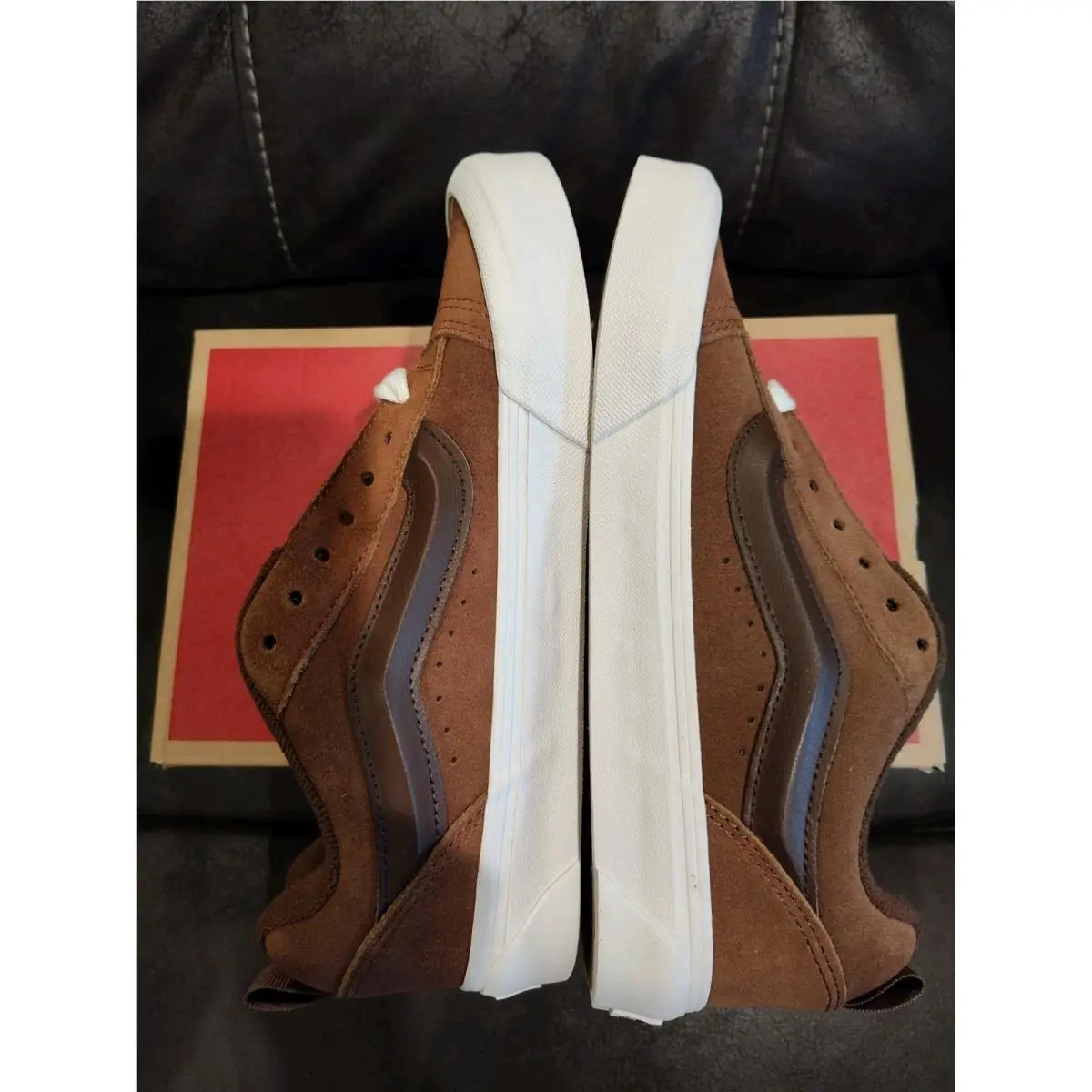 Vans shoes - VANS Knu-Skool - VN000D6CDFM - Brown (UPC: 197643203971) 5