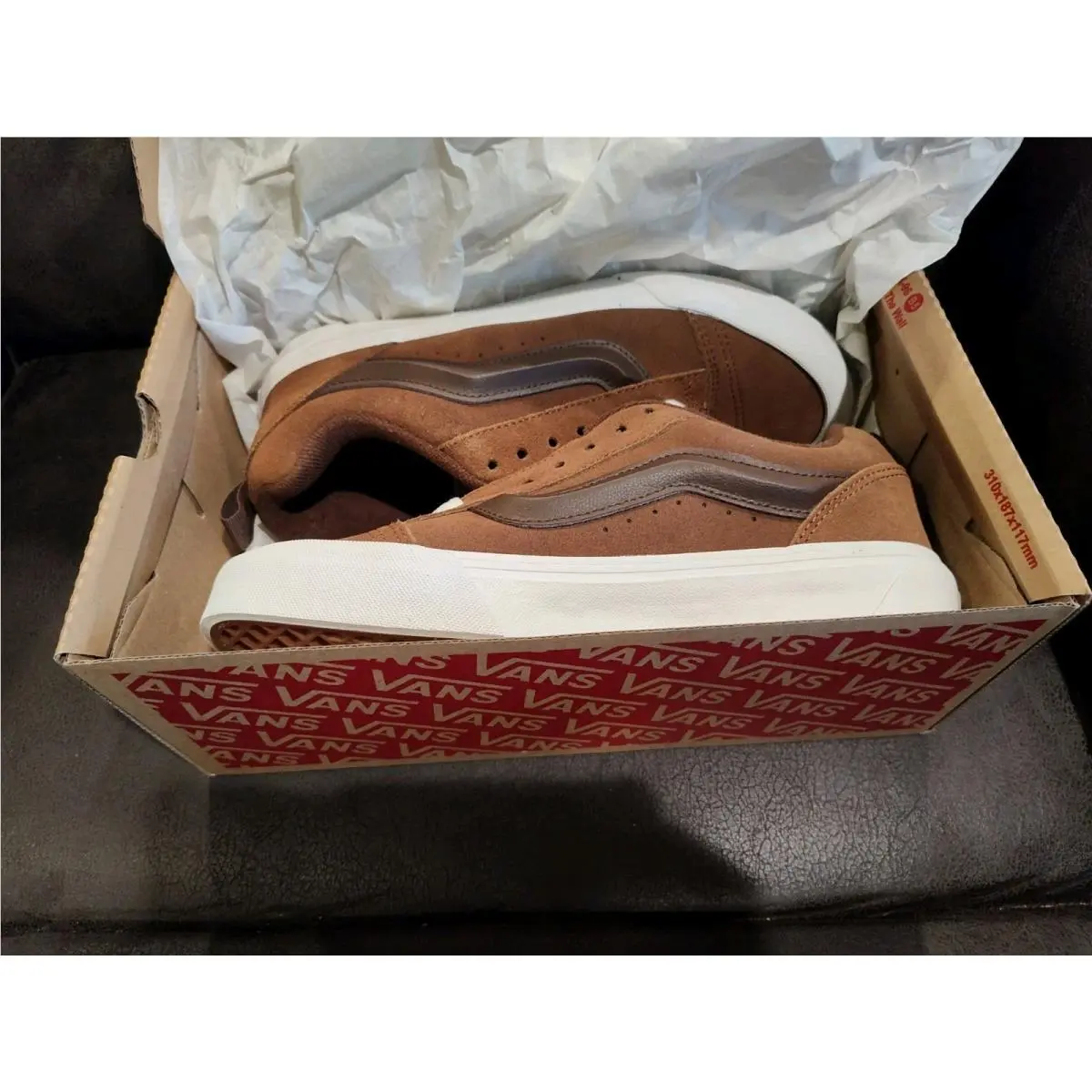 Vans shoes - VANS Knu-Skool - VN000D6CDFM - Brown (UPC: 197643203971) 6