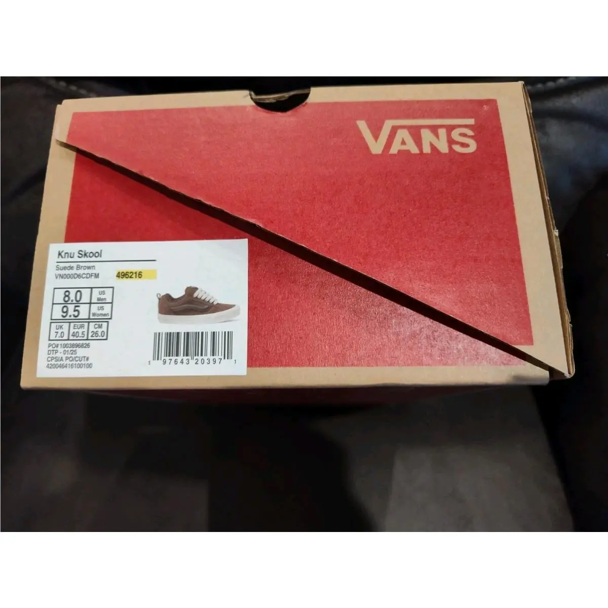 Vans shoes - VANS Knu-Skool - VN000D6CDFM - Brown (UPC: 197643203971) 7