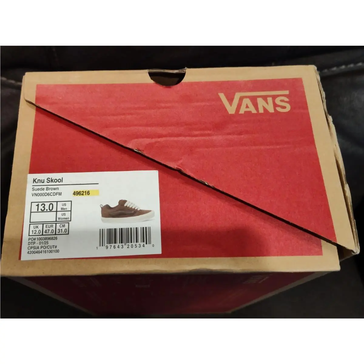 Vans shoes - VANS Knu-Skool - VN000D6CDFM - Brown (UPC: 197643203971) 7