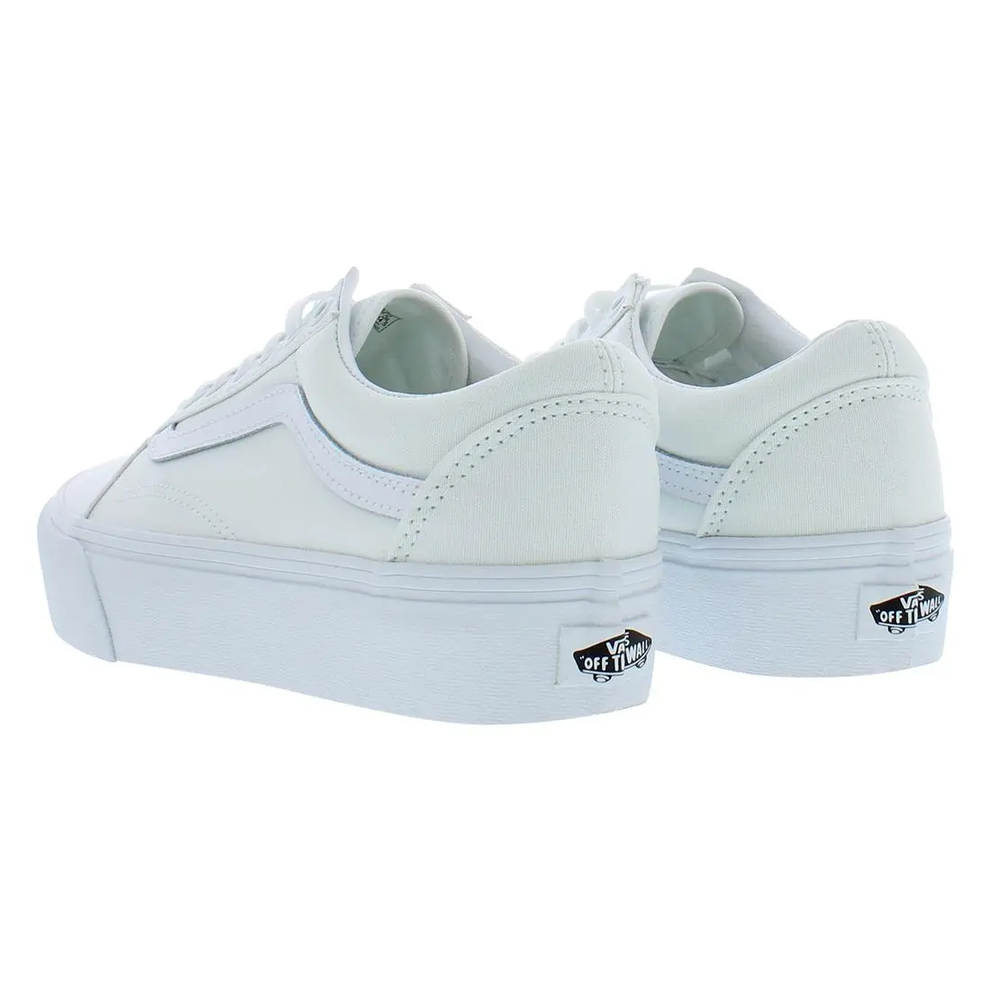 Vans Old Skool Platform Unisex Shoes Size 8 Color: True White