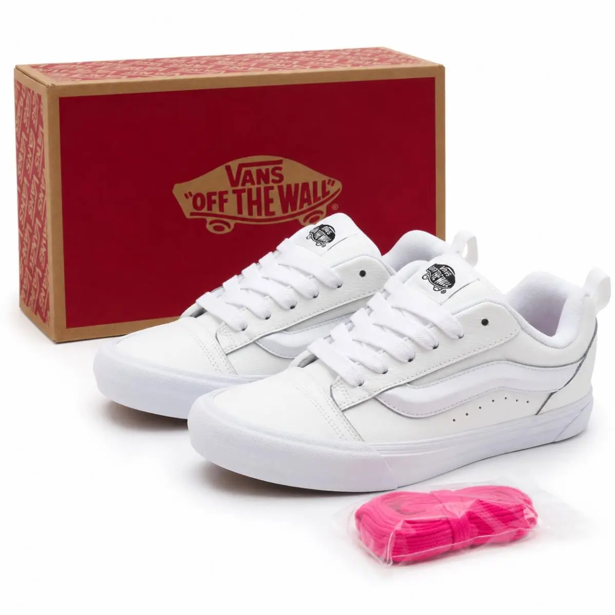Vans shoes - VANS Knu-Skool - VN0009QCW00 - White (UPC: 196574736701) 0