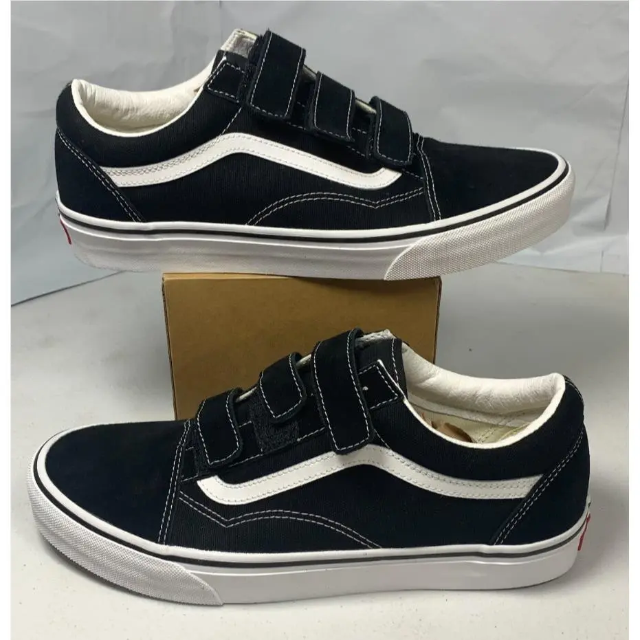 Vans Old Skool V Black / White Unisex Men`s 10.5 / Women`s 12