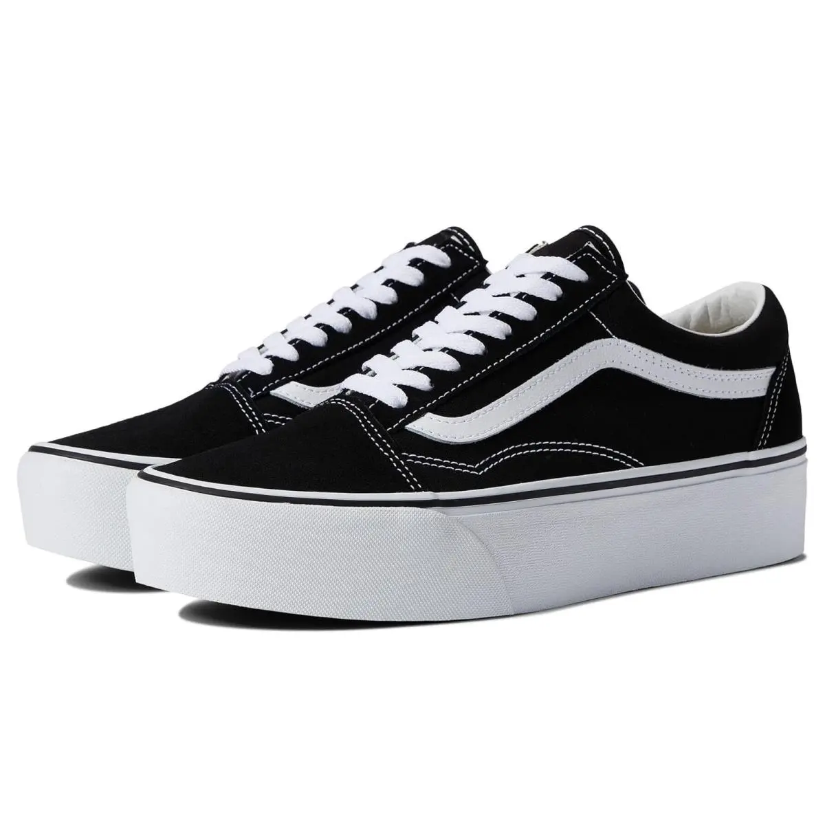 Vans UA Old Skool Stackforms Black/true White 10.5 US Women/9 US Men