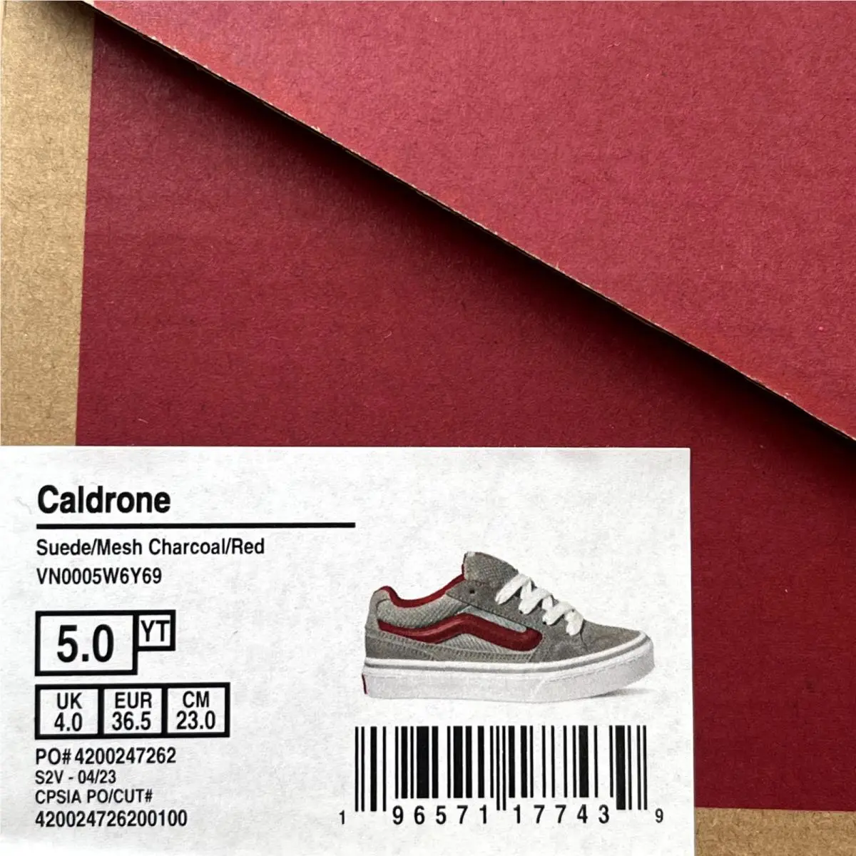 Vans shoes - VANS Caldrone - Caldrone - Gray (UPC: 196571177439) 10