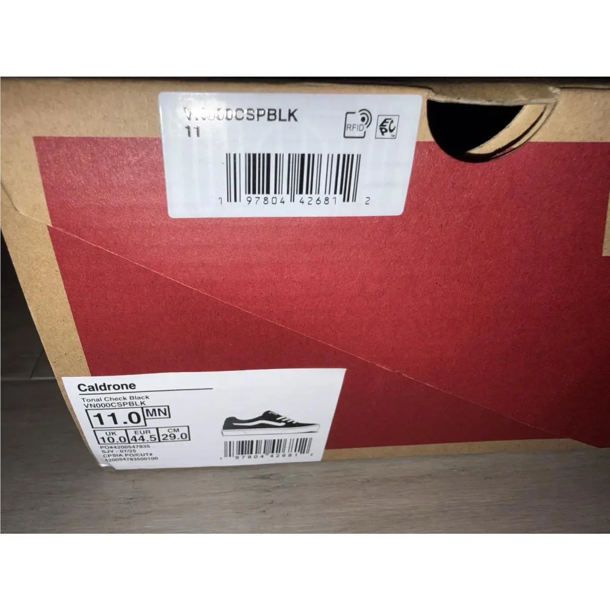 Vans shoes - VANS Caldrone - Caldrone - Tonal Check Black 7